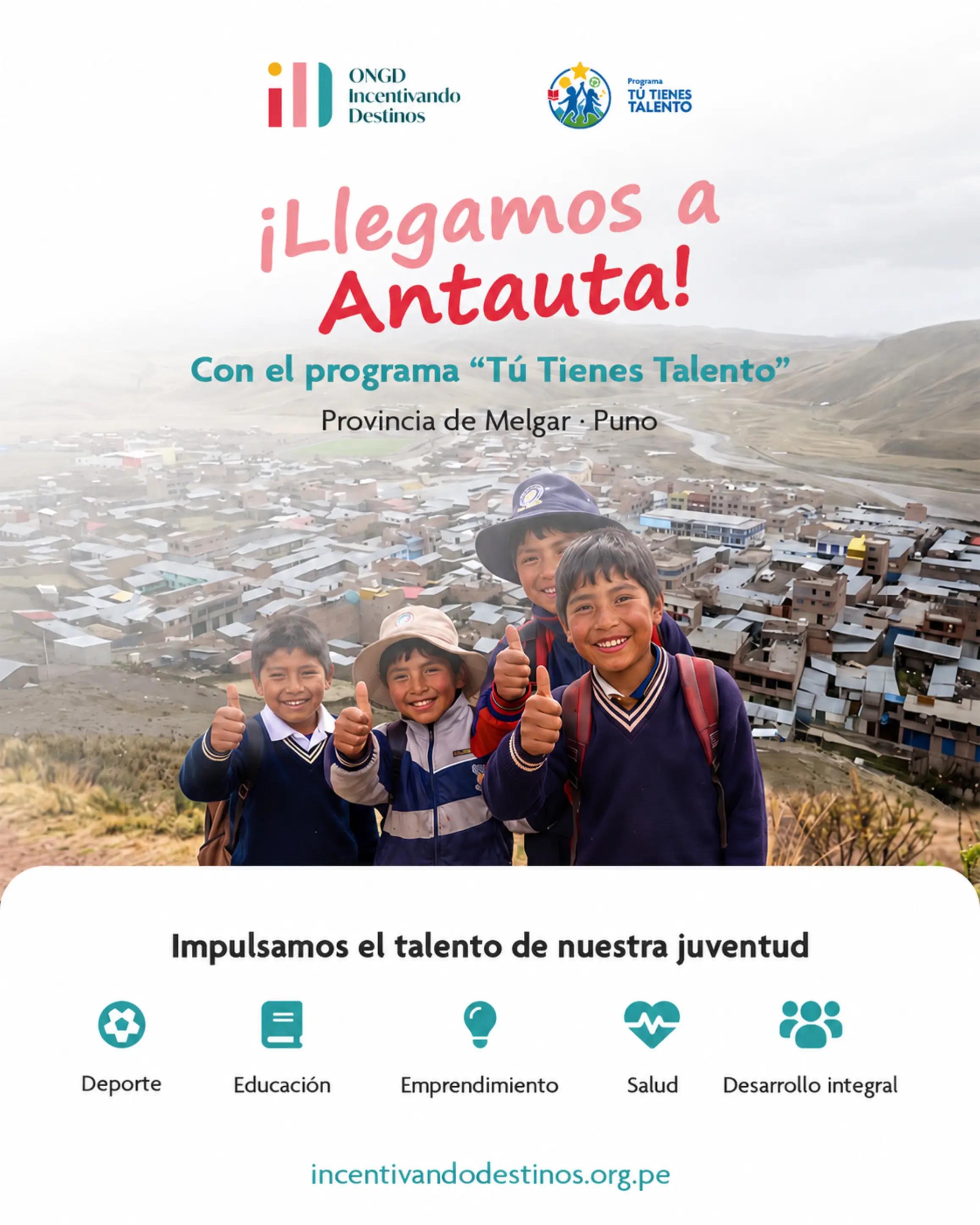 Creemos en nuestros niños, adolescentes y jóvenes. Desde las comunidades altoandinas de&hellip;