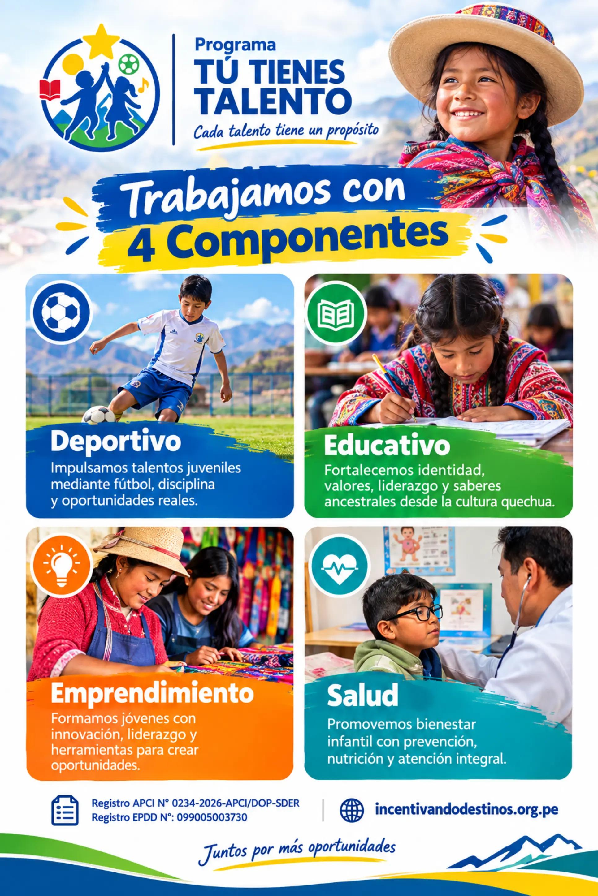 En el programa TÚ TIENES TALENTO trabajamos por el desarrollo integral de&hellip;