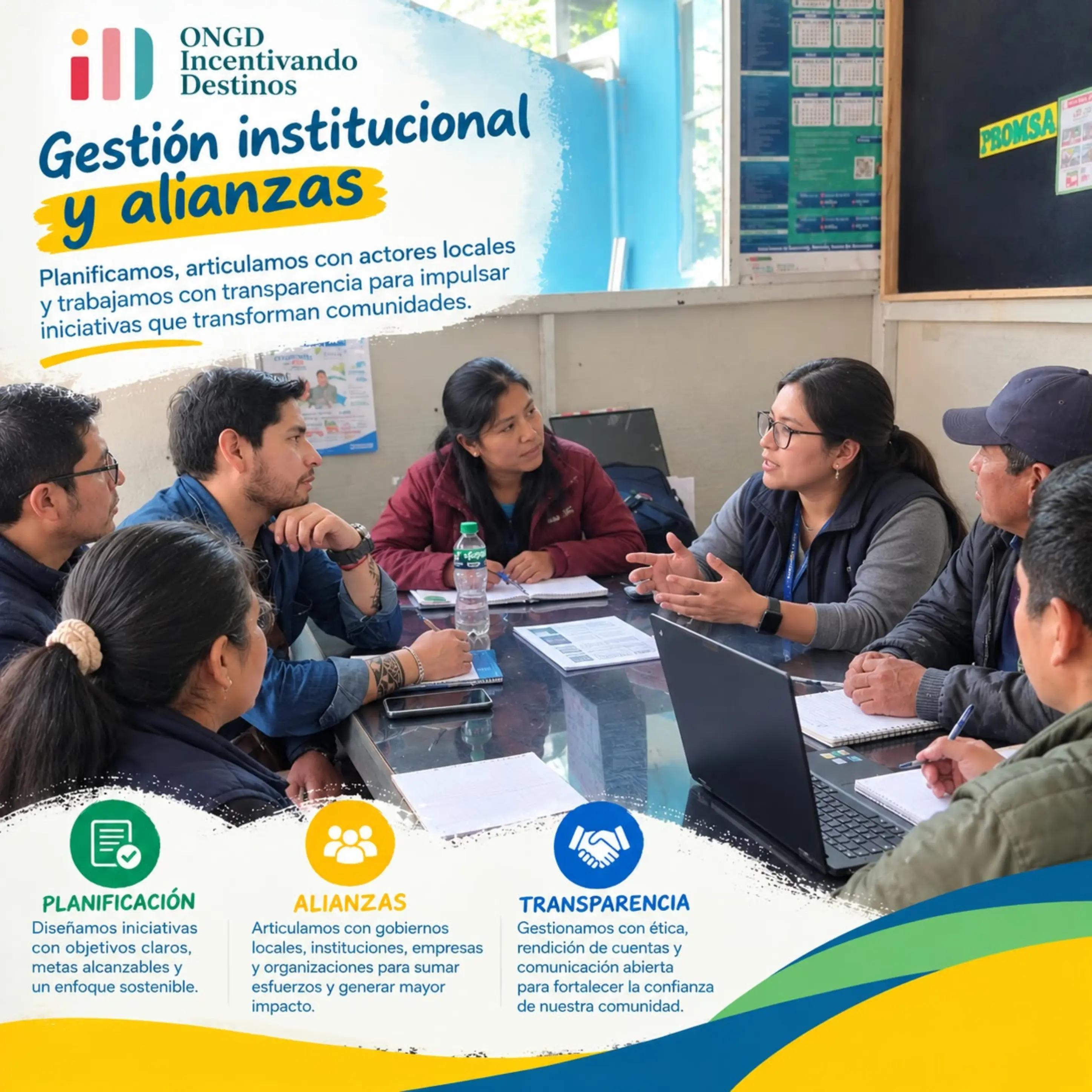 Impulsamos una gestión basada en la planificación, la articulación con actores locales&hellip;